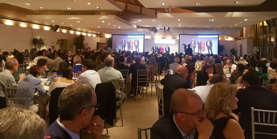 Momento de la cena patronal de Agremia 2019 en Zalacaín La Finca