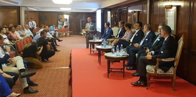 Asistentes a la jornada de Grudilec en el Hotel Miguel Ángel de Madrid