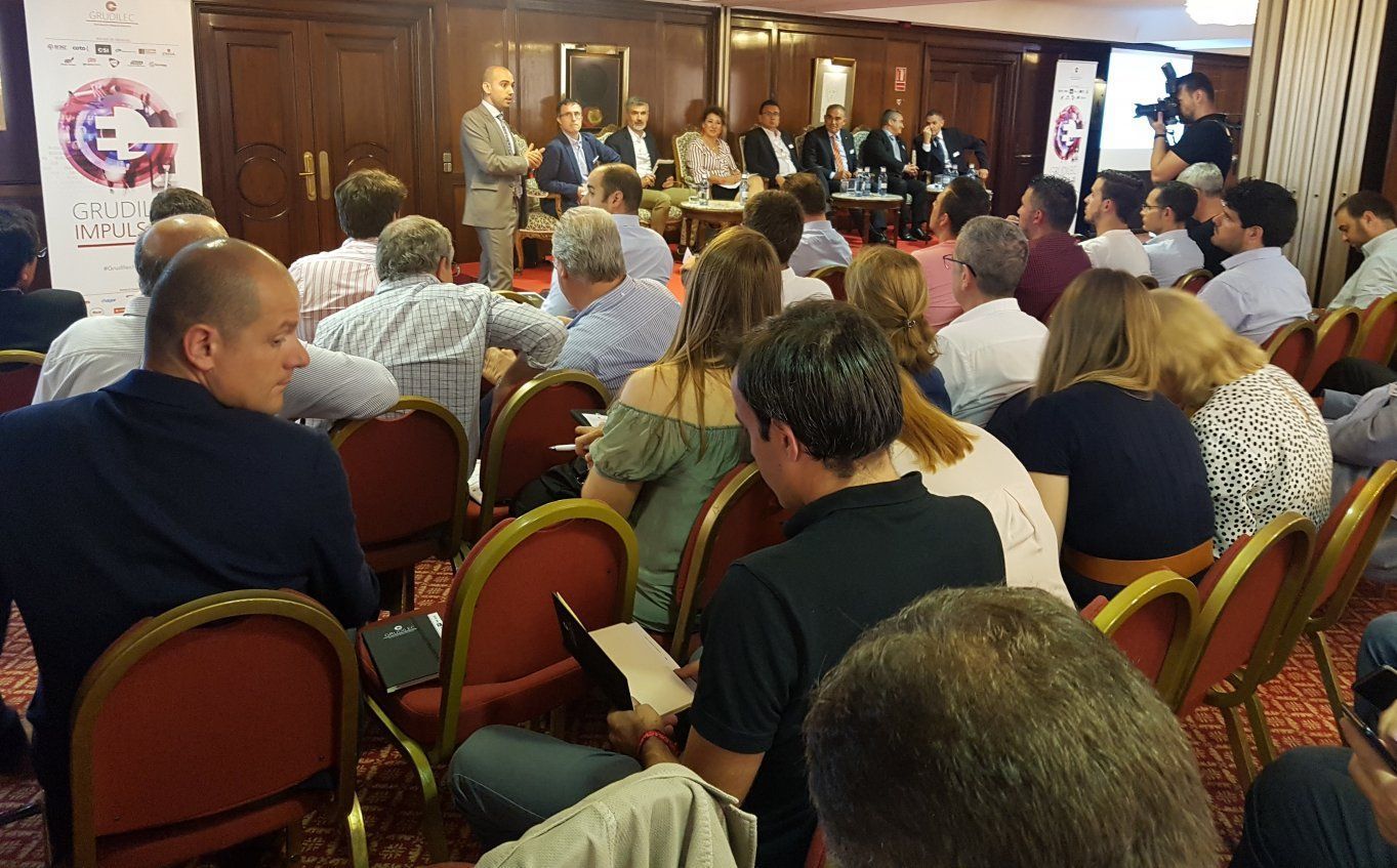 Un momento de preguntas de los asistentes durante el tercer Grudilec Impulsa