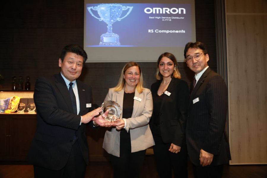 RS Components recibe premio de Omron Award