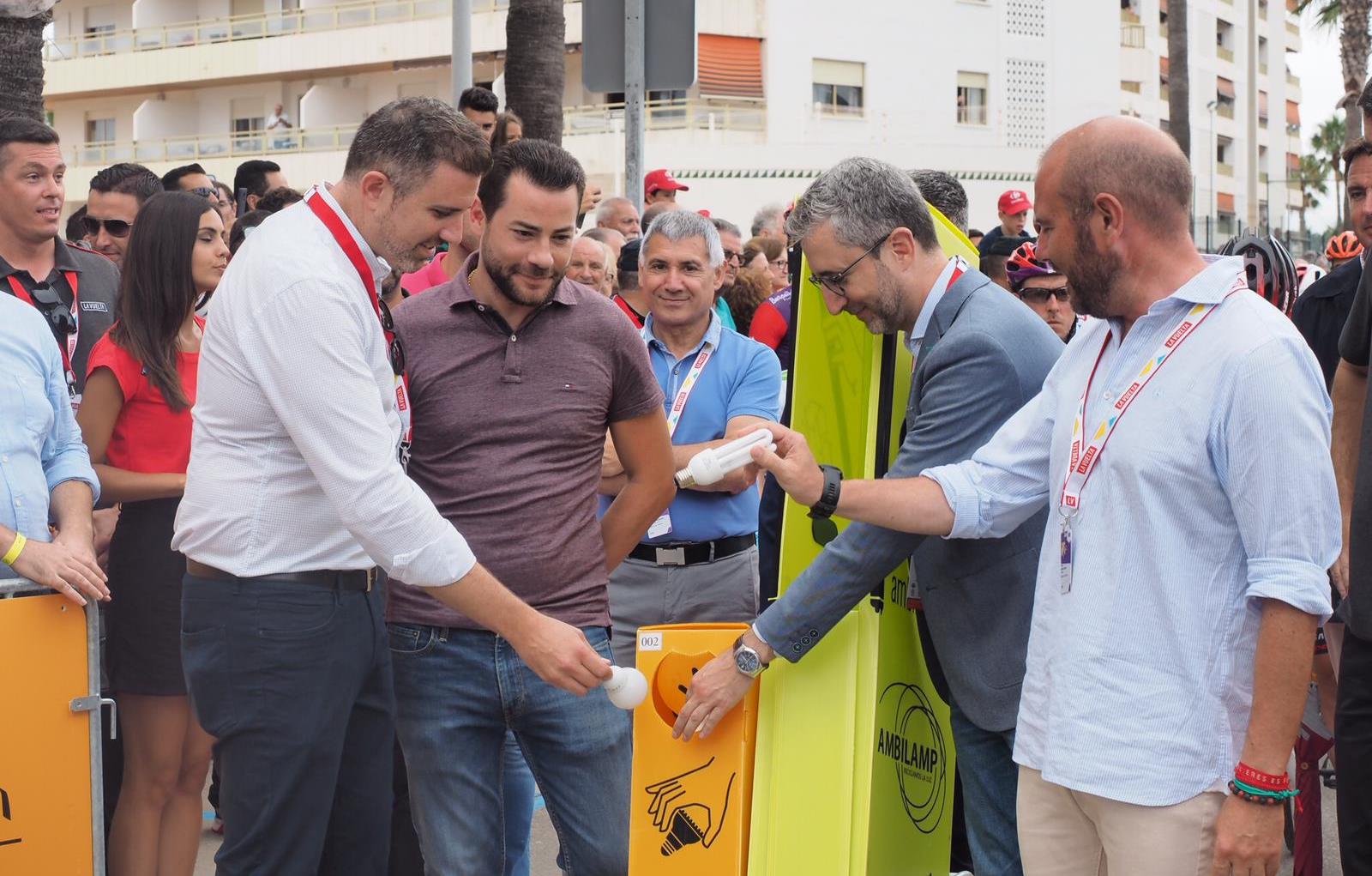 Ambilamp premia el reciclaje de los espectadores de la Vuelta a España