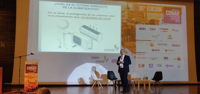 Marceliano Herrero durante la ponencia del Congreso Conaif 2019