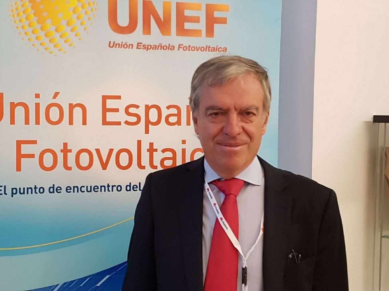 José Donoso director general de Unef durante el VI Foro Solar