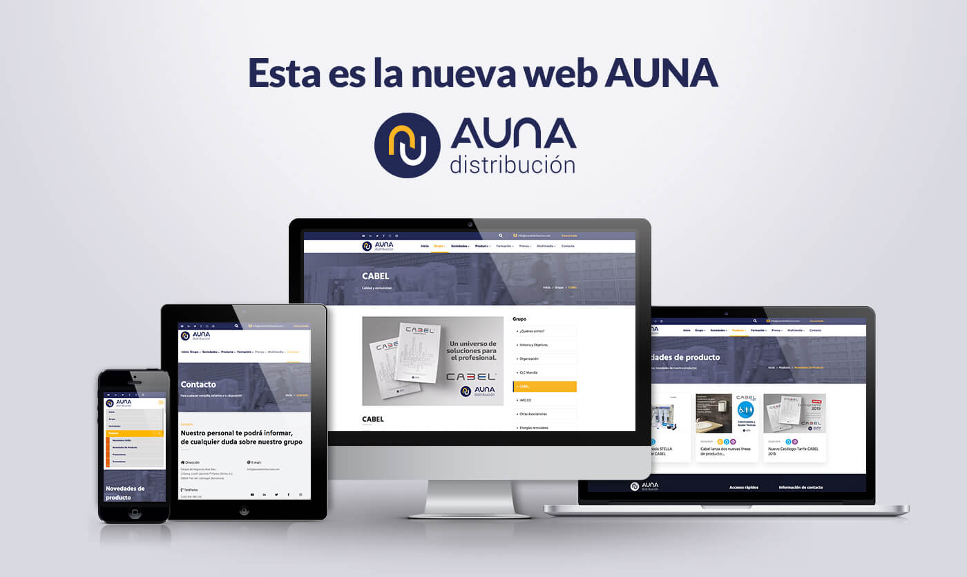 Auna Distribución estrena página web