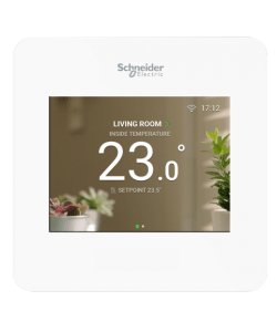 Detalle del sistema de calefacción inteligente Wiser Heat de Schneider Electric