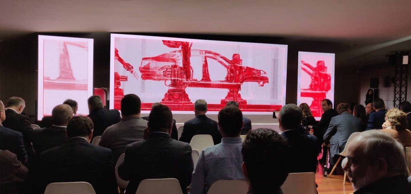 Un detalle del vídeo de introducción del ABB Experience 5 en Madrid