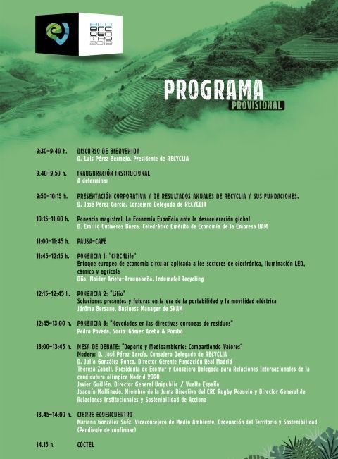 Recyclia organiza el EcoEncuentro 2019 para “arraigar la concienciación medioambiental”