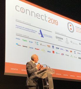 Ramiro González, diputado general de Araba durante el Connect 2019