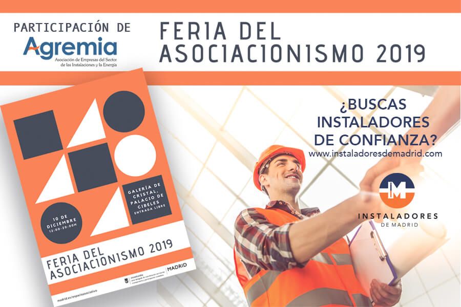 Agremia participará en la Feria del Asociacionismo 2019 de Madrid