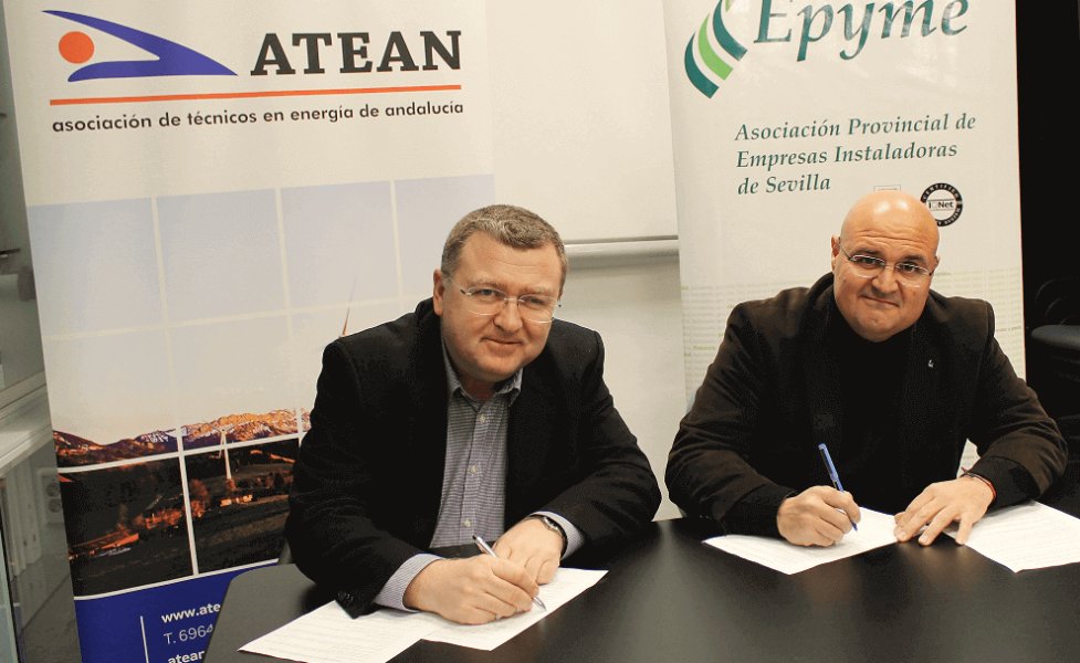 Epyme y Atean firman un convenio en materia de formación y cooperación