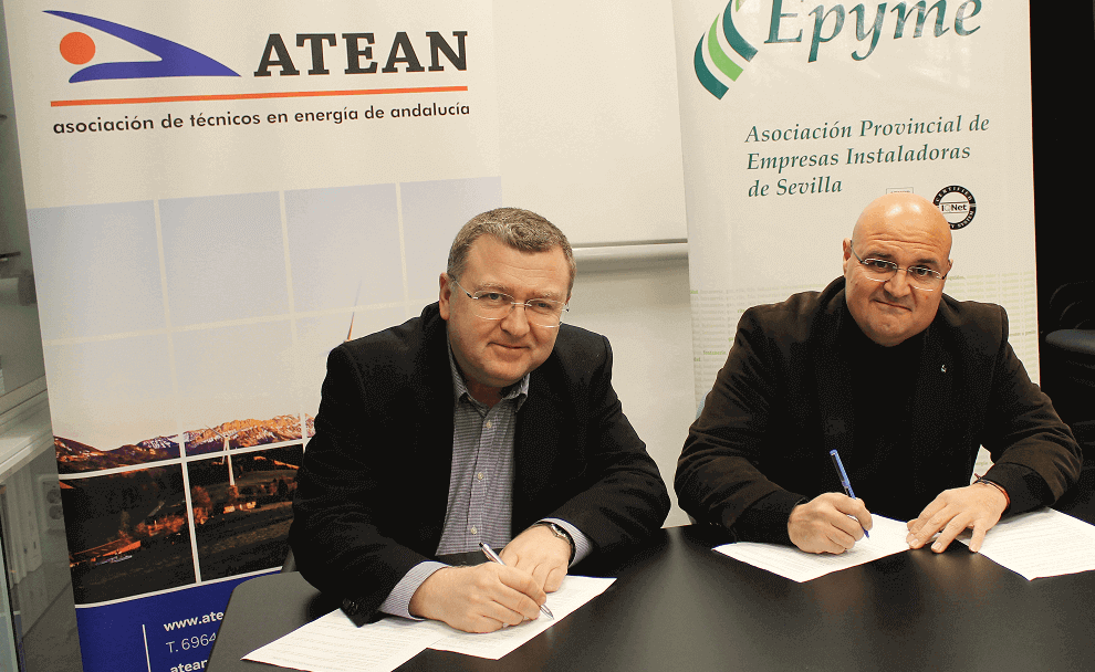 Epyme y Atean firman un convenio en materia de formación y cooperación