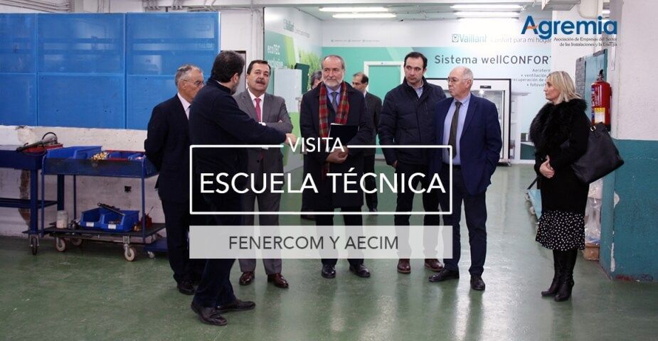 El director de la Fundación de la Energía visita la Escuela Técnica de Agremia