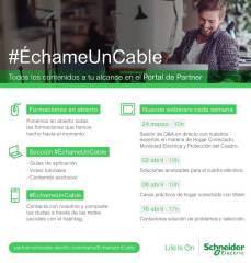 “Échame un Cable”, formaciones gratuitas para partners y clientes de Schneider Electric