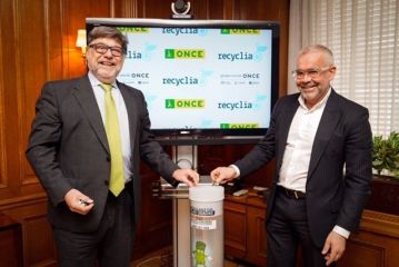 La ONCE reciclará sus residuos electrónicos y pilas a través de Recyclia