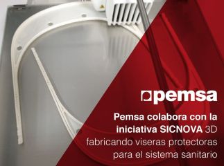 Pemsa fabrica viseras protectoras para la seguridad de los profesionales sanitarios