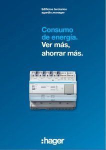 Hager presenta agardio.manager, para monitorizar el consumo energético