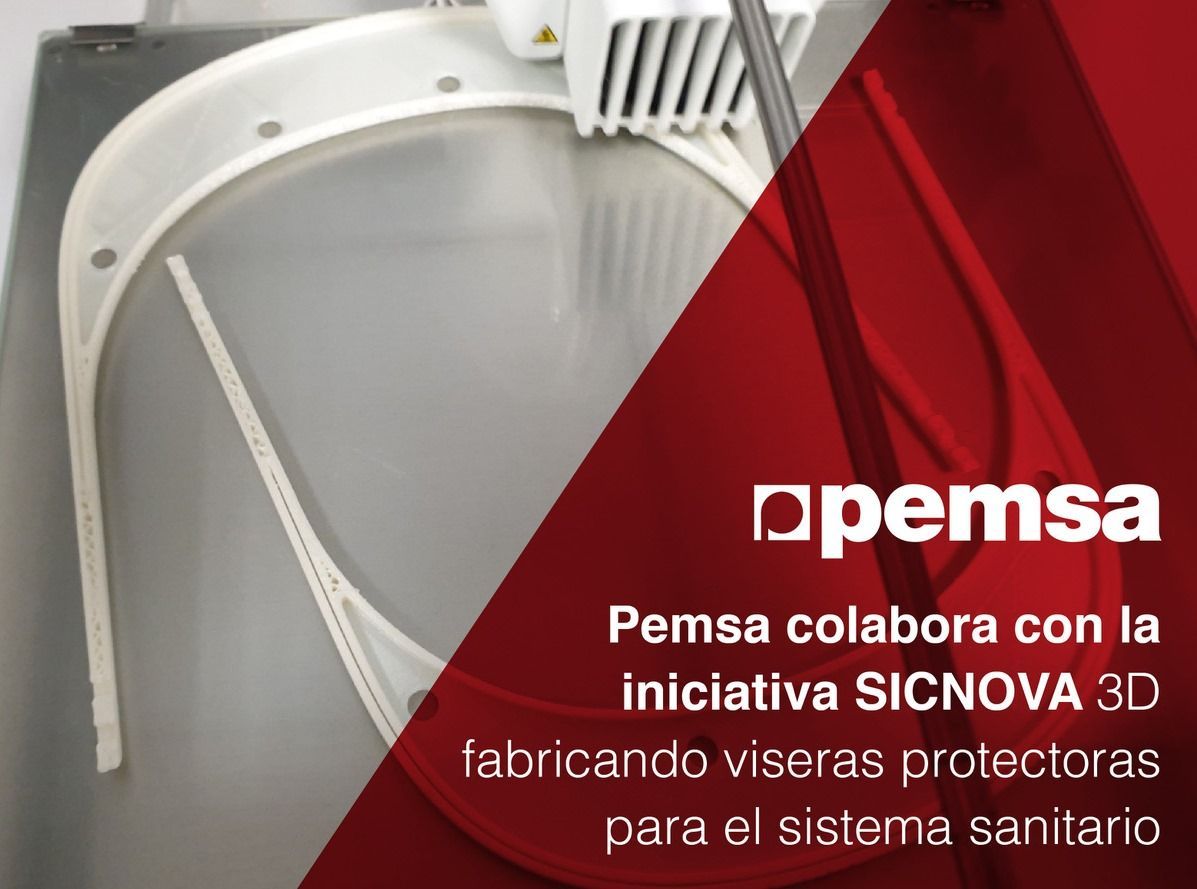 Pemsa fabrica viseras protectoras para la seguridad de los profesionales sanitarios