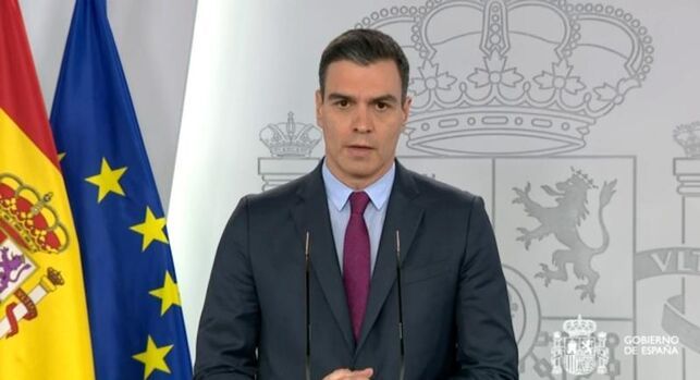Pedro Sánchez, presidente del Gobierno, anuncia el Plan de Desescalada