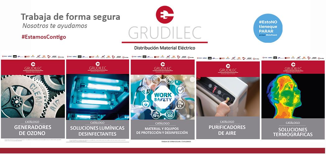 Grudilec lanza cinco nuevos catálogos en su lucha contra el COVID-19