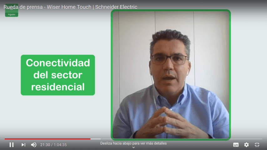 Schneider Electric presenta Wiser Home Touch, para controlar todos los dispositivos del hogar