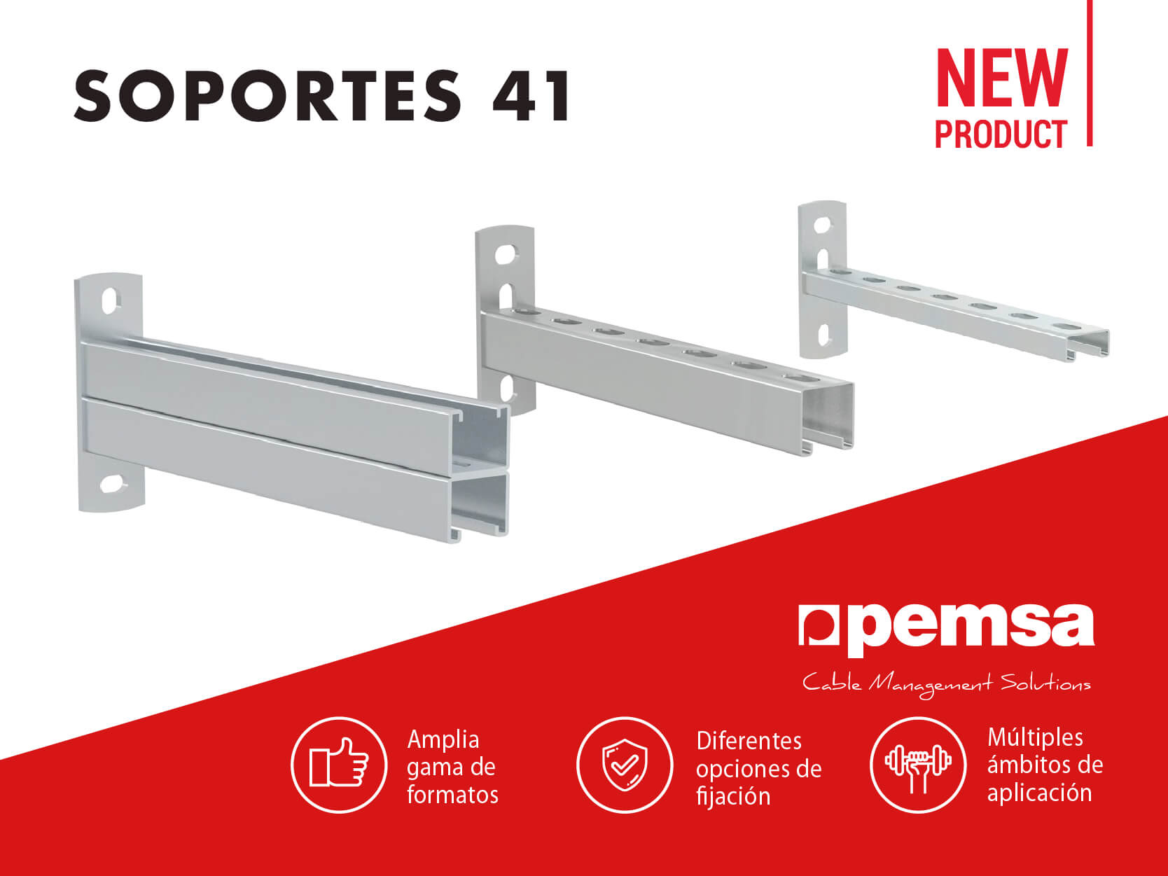 Pemsa lanza la nueva gama de Soportes 41