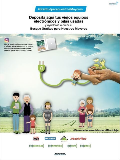 Recyclia organiza una campaña de recogida de residuos en grandes establecimientos comerciales