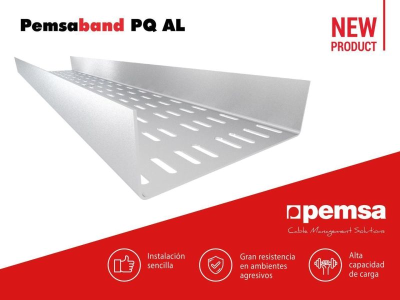 Pemsa lanza Pemsaband PQ aluminio, bandeja industrial de chapa