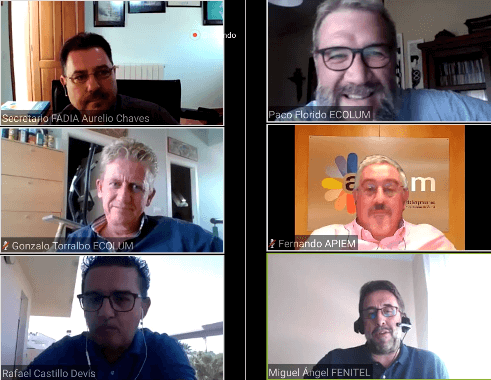 Más de un centenar de profesionales siguieron los encuentros digitales de Ecolum Recyclia