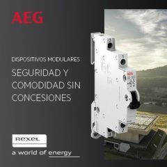 Rexel incorpora la nueva gama de dispositivos modulares de carril DIN de AEG