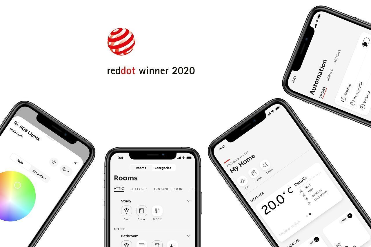 La app de vivienda inteligente de ABB gana el premio de diseño Red Dot