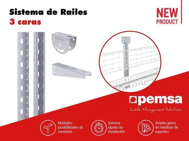 Pemsa presenta el nuevo sistema de railes 3 Caras