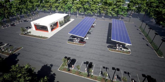 Las estaciones de carga del futuro: energía solar para cargar 24 vehículos a la vez