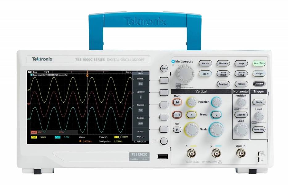 RS Components presenta el osciloscopio de almacenamiento digital Tektronix TBS1000C