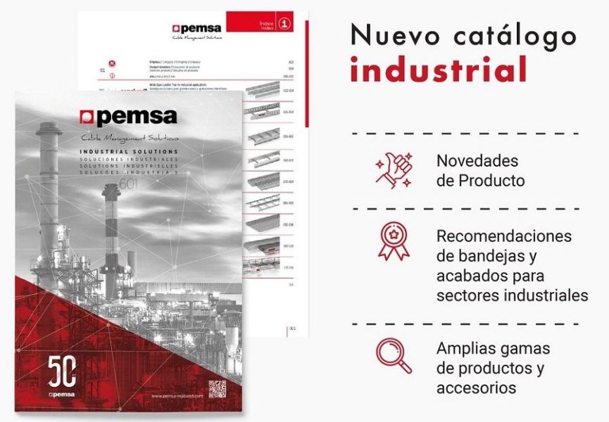 Pemsa lanza su nuevo catálogo de soluciones industriales