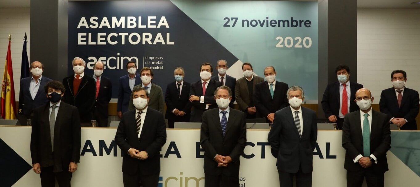 Luis Collado, reelegido presidente de Aecim, patronal del metal de Madrid 