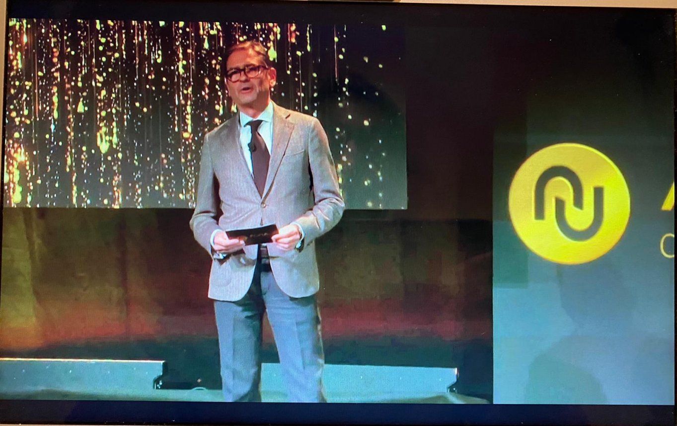 Josep Domingo, director general de Auna Distribución, al finalizar la gala de Premios Auna 2020