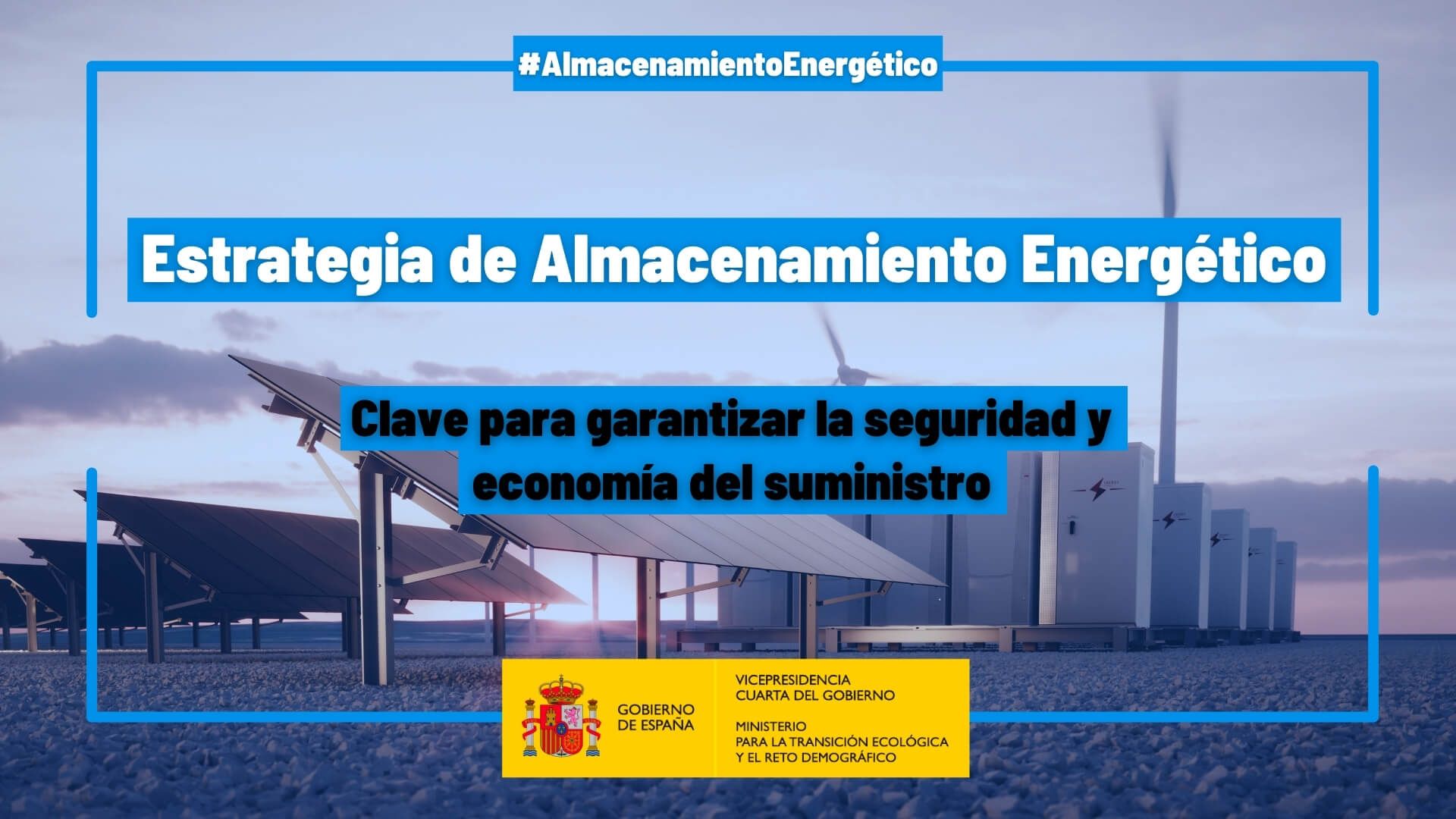 El Gobierno aprueba la Estrategia de Almacenamiento Energético, clave para el despliegue renovable