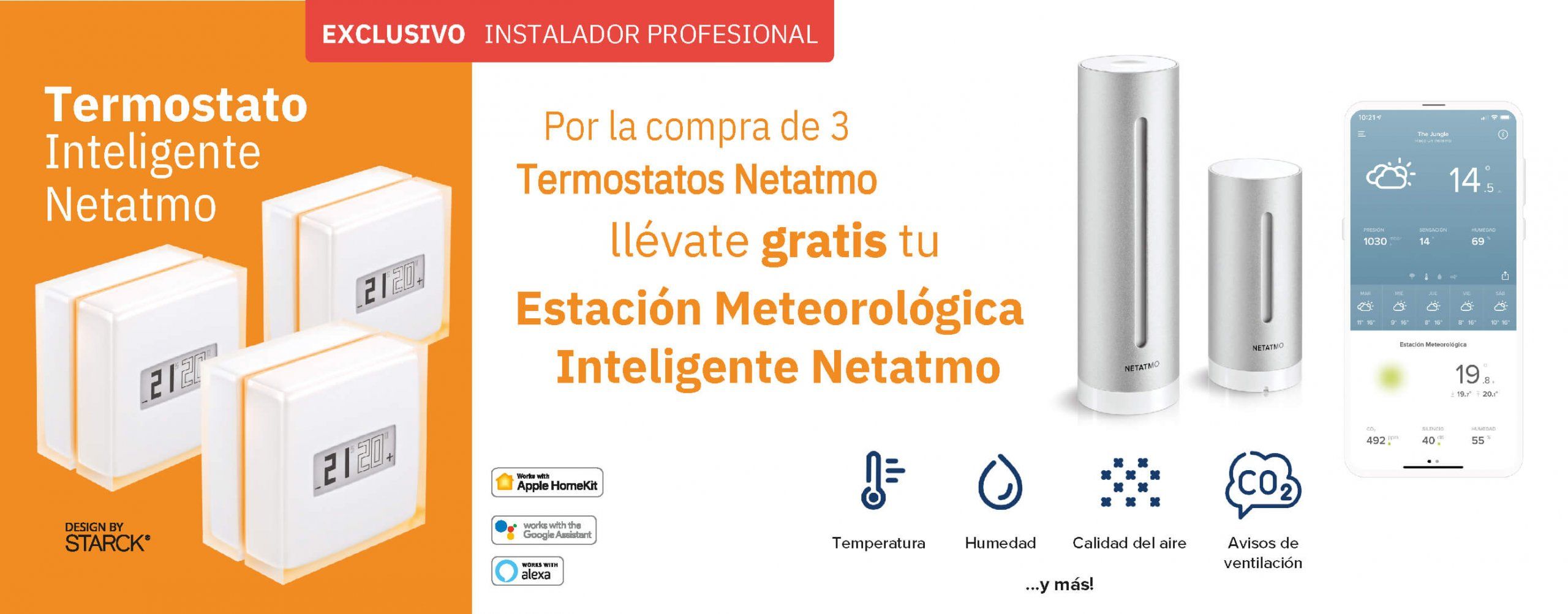 Legrand premia al instalador con una estación meteorológica inteligente Netatmo