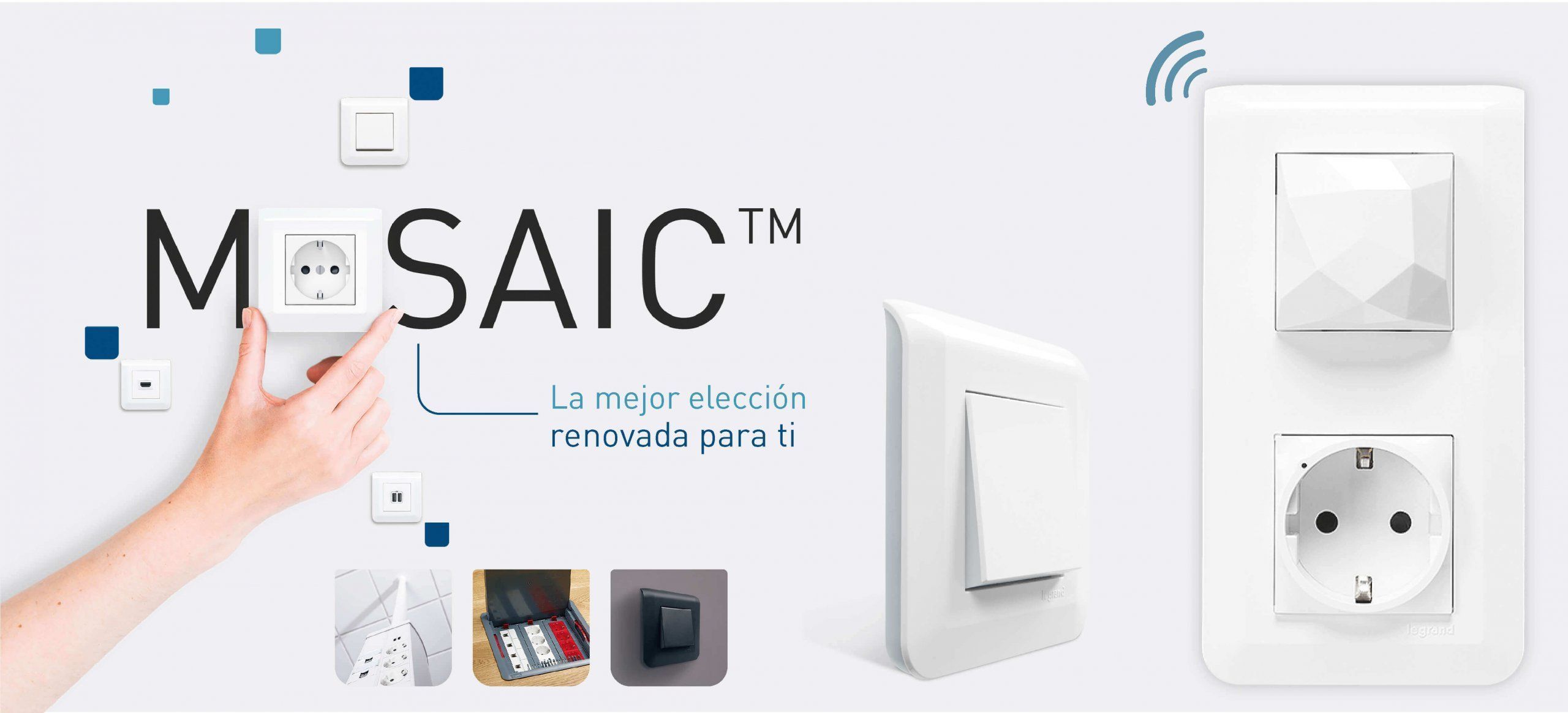 Legrand renueva su gama Mosaic TM