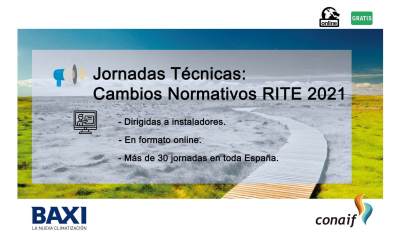 Las novedades del RITE actualizado en un ciclo de jornadas organizado por Conaif