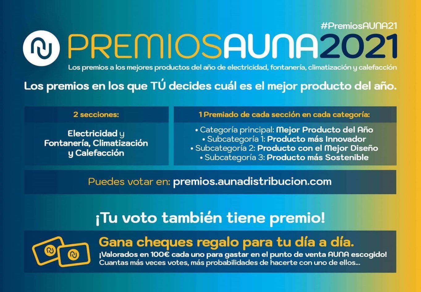 Arranca la convocatoria de los PremiosAUNA21