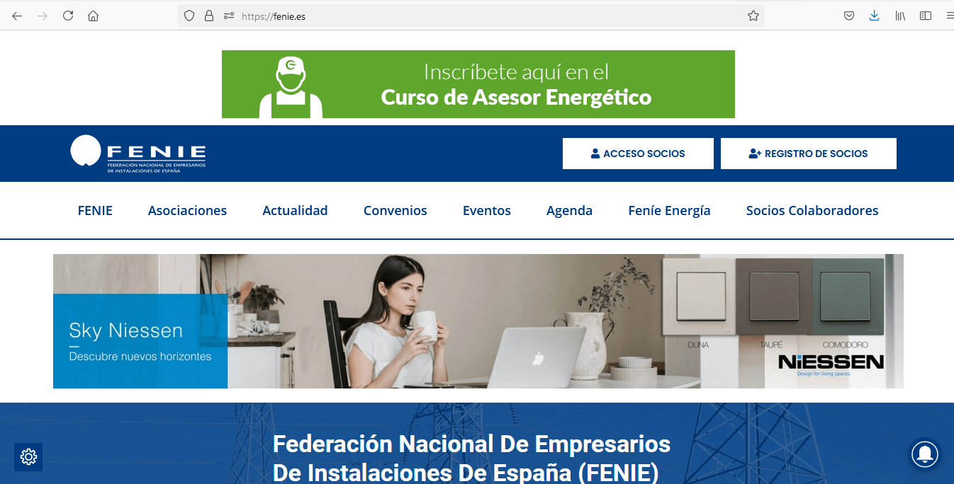 Fenie estrena web y una app para mejorar su digitalización y accesibilidad