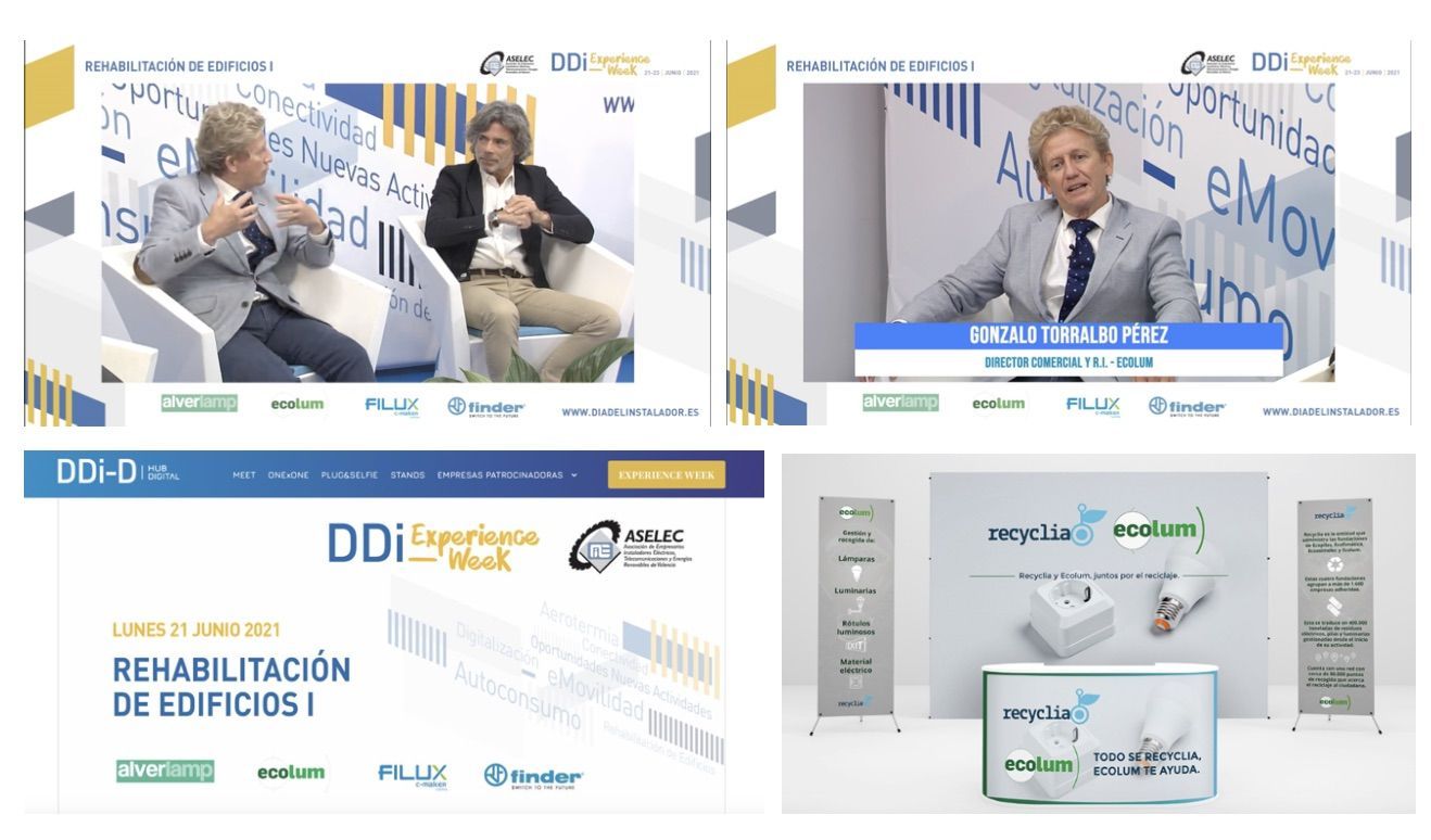 Ecolum Recyclia lleva el reciclaje y la economía circular al Día del Instalador, de Aselec
