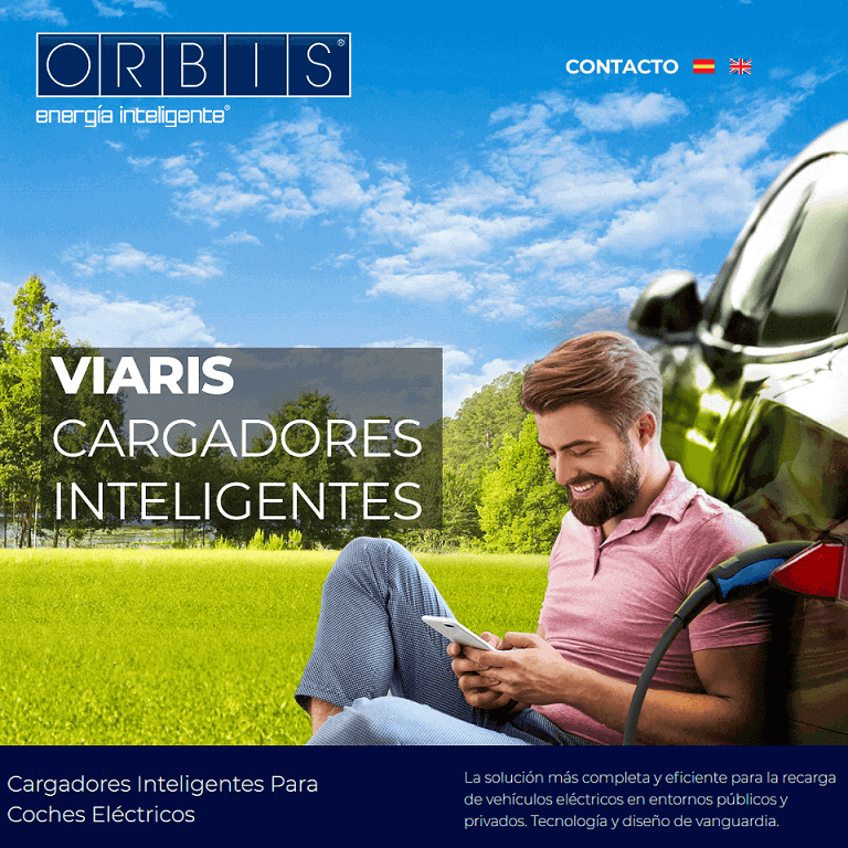 Orbis estrena diseño para su web de cargadores inteligentes, Viaris