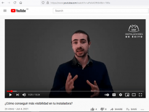 Instaladores de Éxito ofrece claves en sus primeros vídeos para mejorar la visibilidad de las empresas instaladoras 