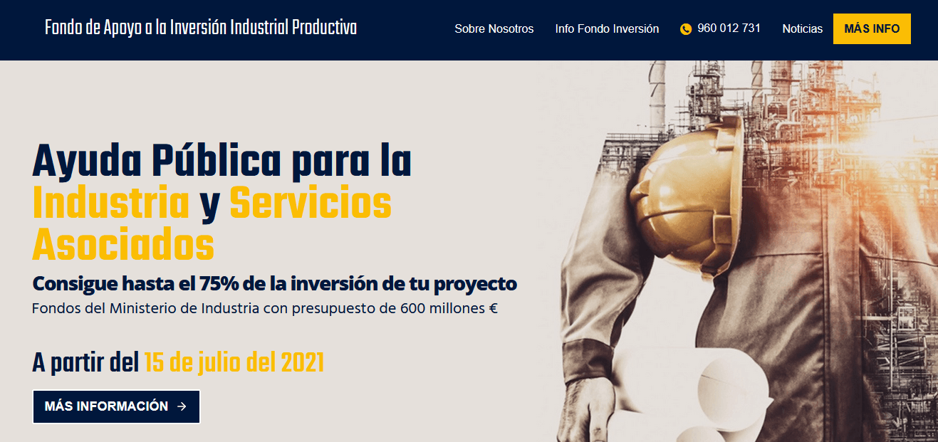 600 millones de euros, ya disponibles dentro del Fondo de Apoyo a la Inversión Industrial Productiva