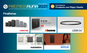 Premios Auna 2021. Finalistas Producto Mejor Diseño