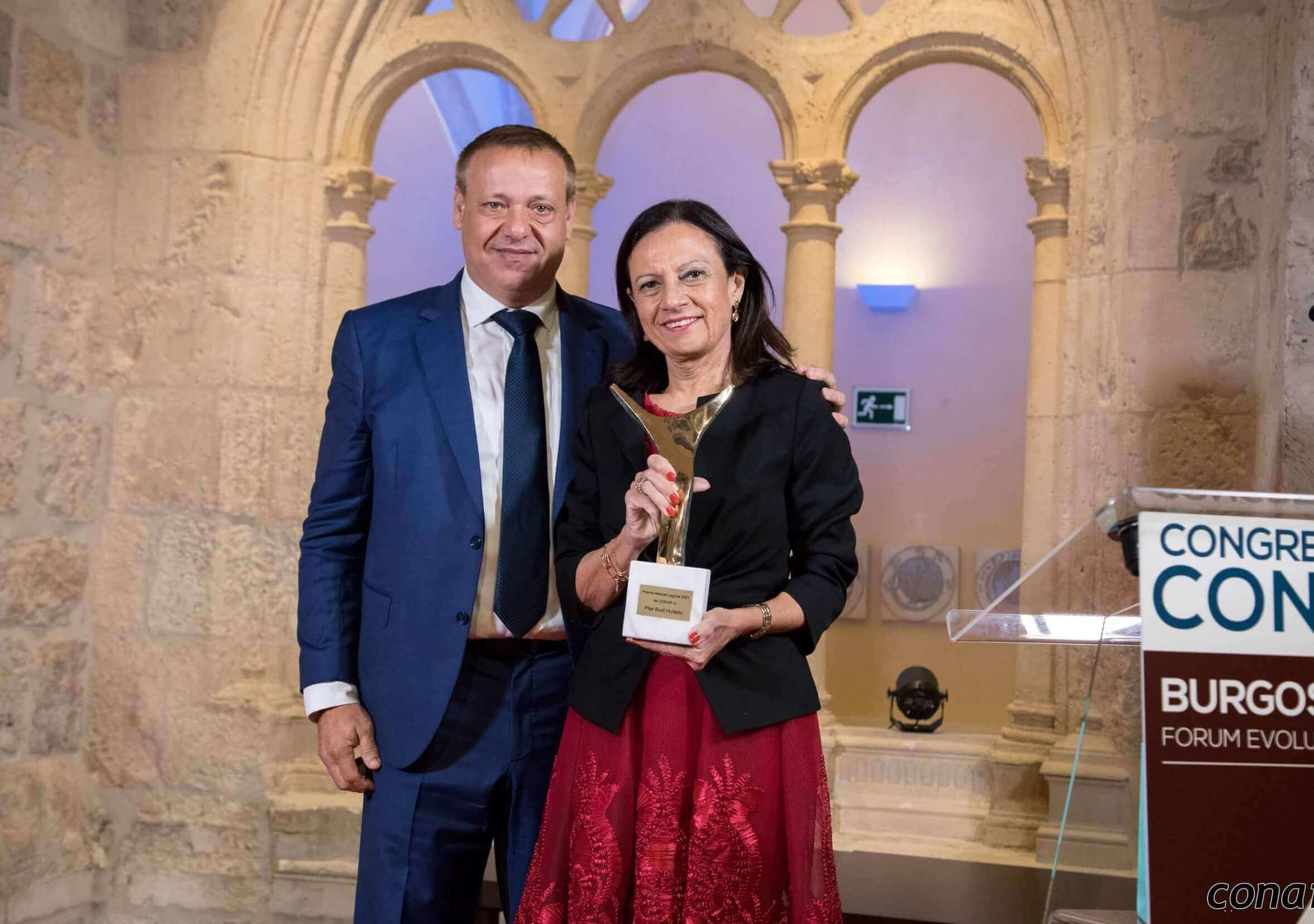 Pilar Budí recibe el premio Manuel Laguna de Conaif en su edición de 2021