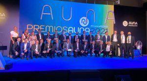 Todos los premiados posan al final de la Gala