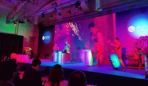 Un momento de la actuación durante la Gala